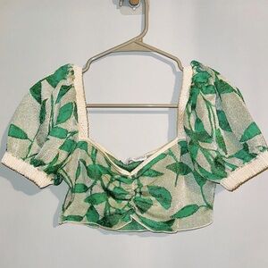 Zara Floral Crop Top